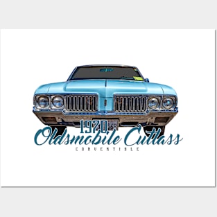 1970 Oldsmobile Cutlass Convertible Posters and Art